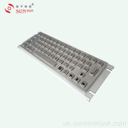 Посилена металева клавіатура та сенсорна панель